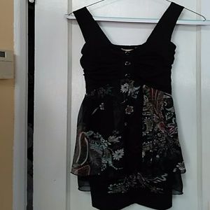 American Rag Mini Dress Small Layered Skirt